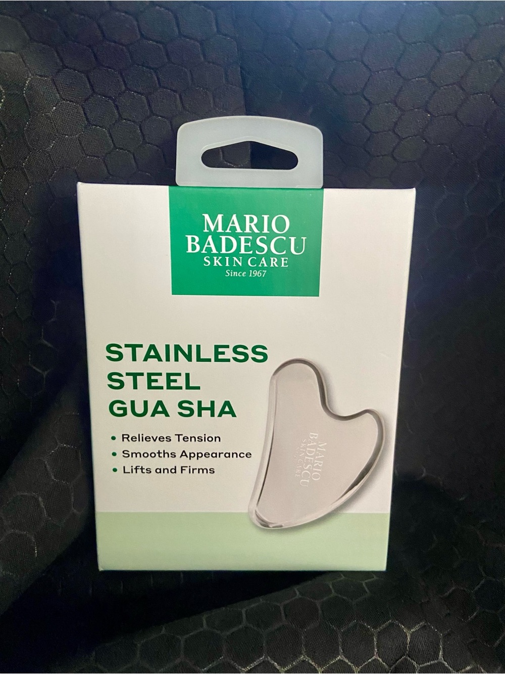 🛀SELF-CARE! Mario Badescu Stainless Steel Gua Sha NEW IN BOX/NEVER OPENED